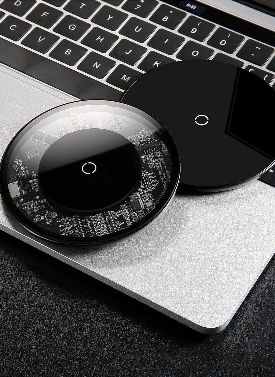 Stylish Transparent Wireless Charging Pad for Wireless Charging Supported Phones - Image 6
