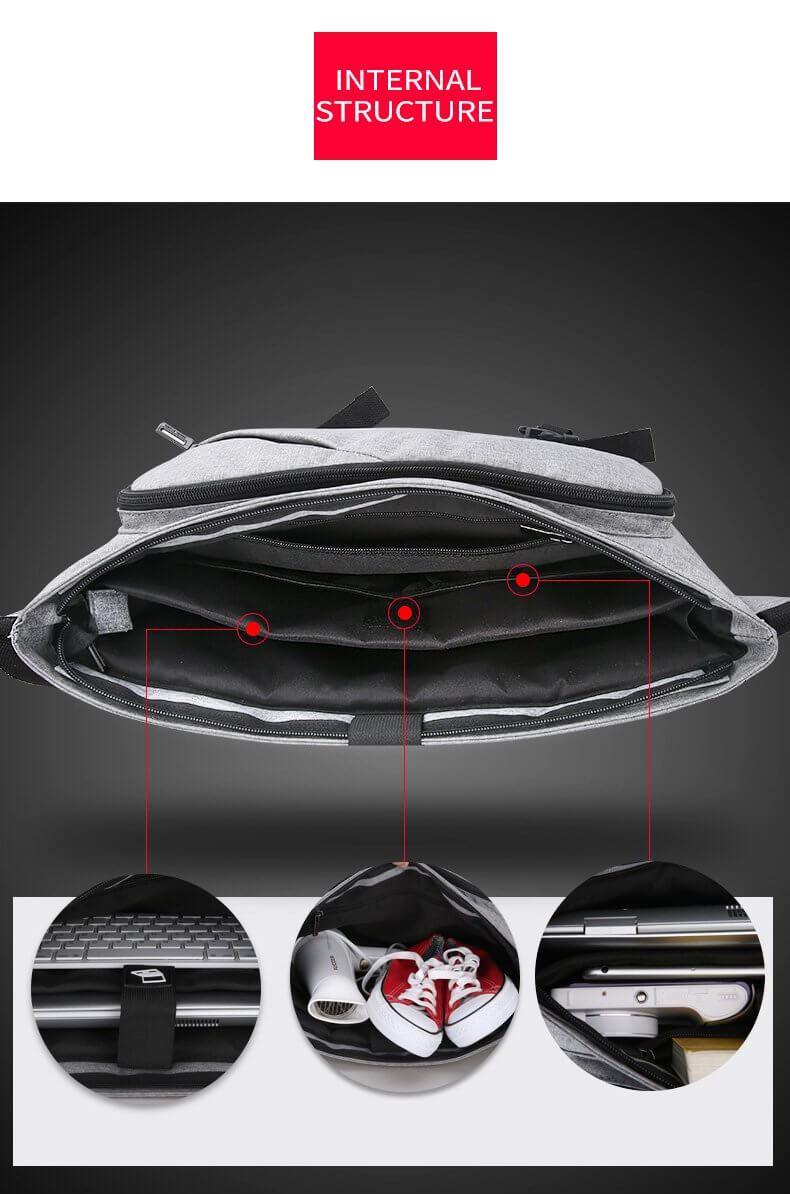Large Capacity Casual Shoulder Messengers Bag - Image 6