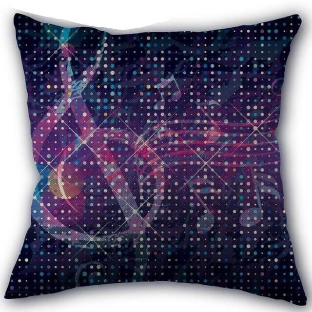 Decorative Comfy Musical Notes Pillow Case - Image 20