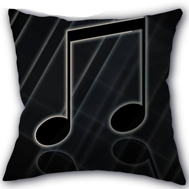 Decorative Comfy Musical Notes Pillow Case - Image 5