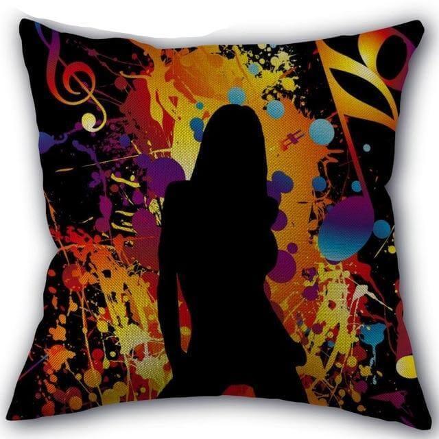 Decorative Comfy Musical Notes Pillow Case - Image 13