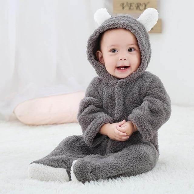 3D Warm Bear Jumpsuit for Baby - Image 6
