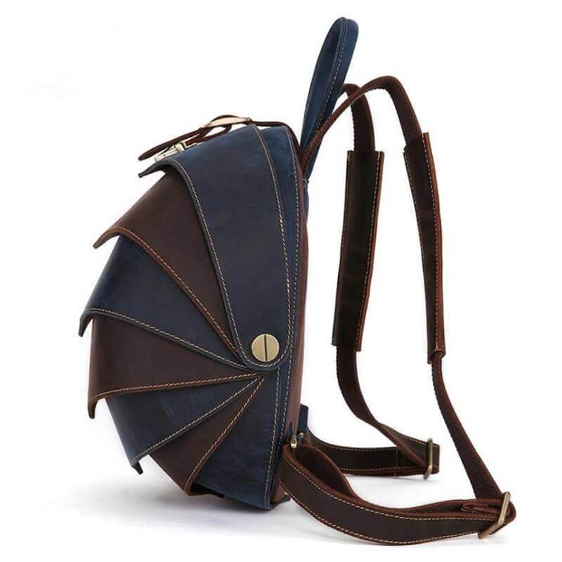 Genuine Leather Modern Retro Men Backpack - Image 5