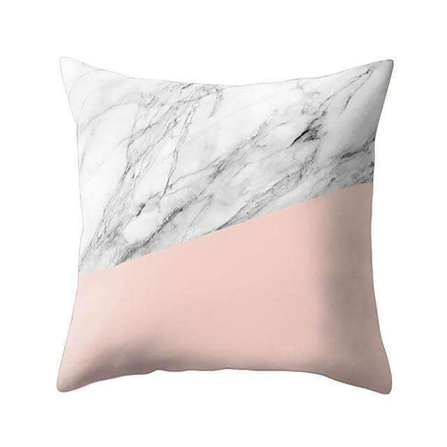 Marble Look Printed Home Pillow Cases - Image 2