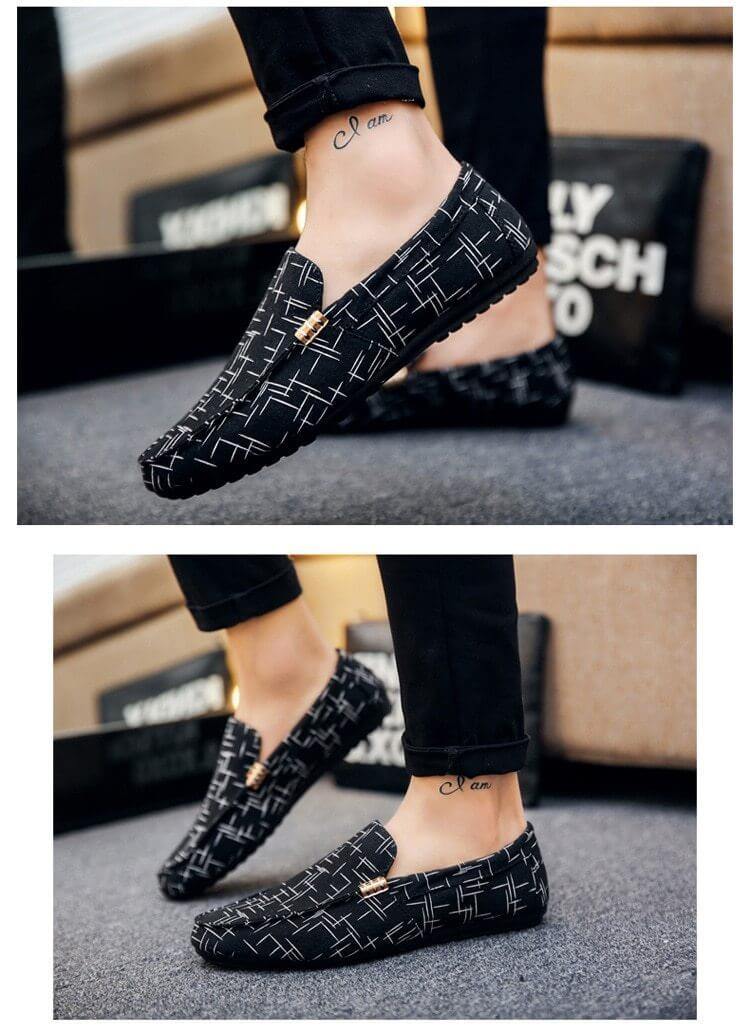Designer Canvas Seasonal Slip-on Men Casual Shoes - Image 9
