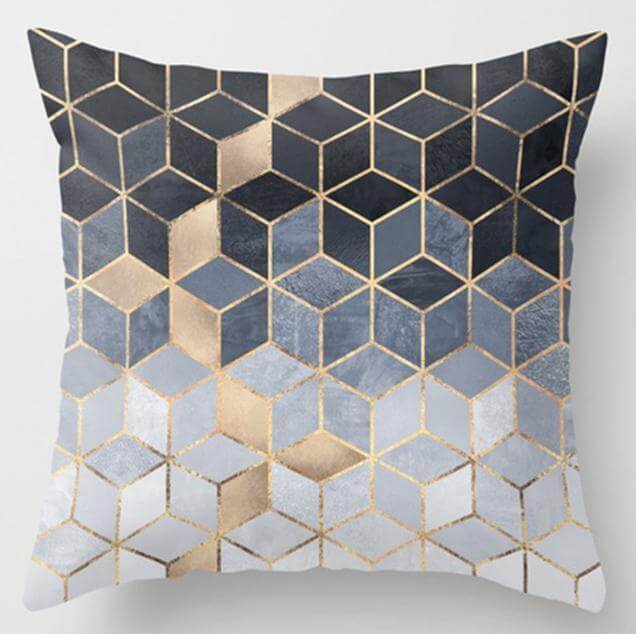 Irregular Triangle Pattern Pillow Cases - Image 10