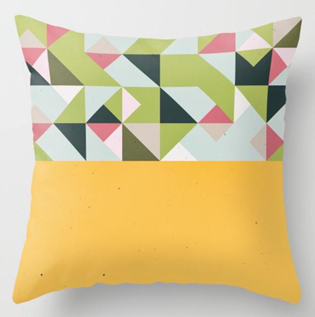 Irregular Triangle Pattern Pillow Cases - Image 18