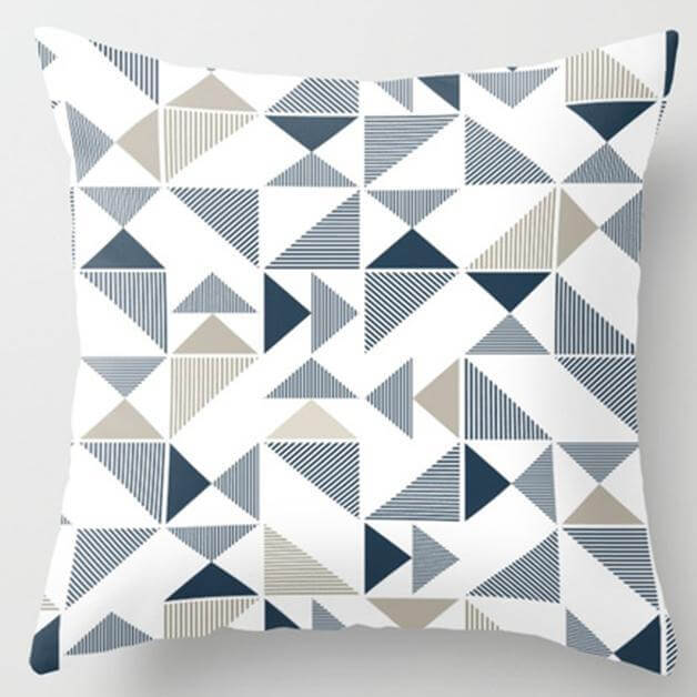 Irregular Triangle Pattern Pillow Cases - Image 6