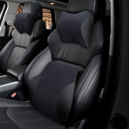 Car Cushion Memory Foam Leather Neck and Back Pillow - Image 5