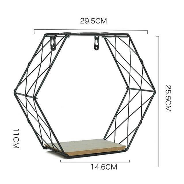 Iron Grid Wall Shelf - Image 1