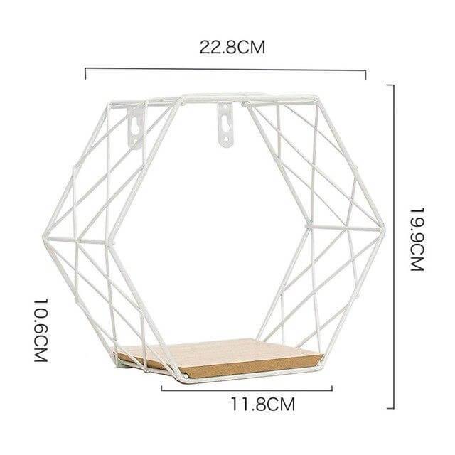 Iron Grid Wall Shelf - Image 4
