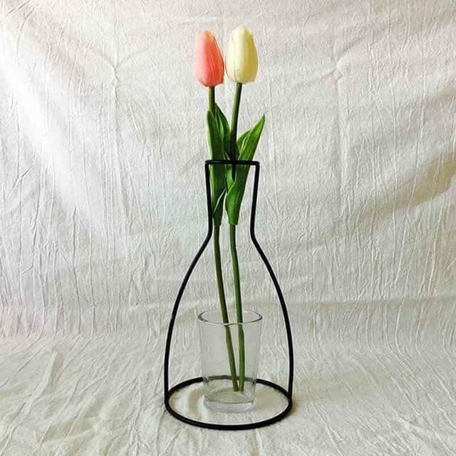 Creative Iron Flower Vase - Image 4