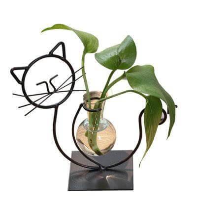 Creative Miniature Cat Shaped Plant Vase - Image 4