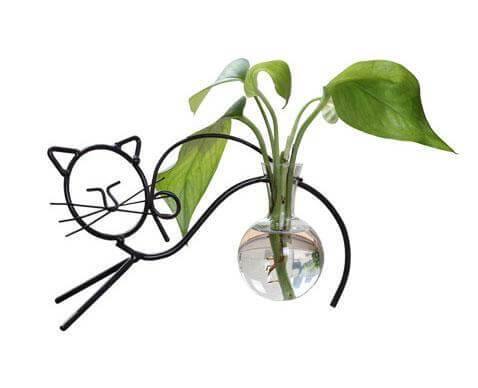 Creative Miniature Cat Shaped Plant Vase - Image 5