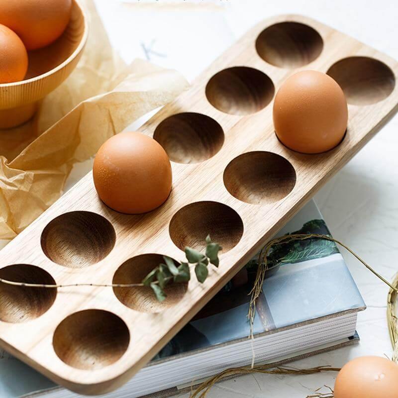 Wooden Japanese Style Egg Storage Box - Image 6