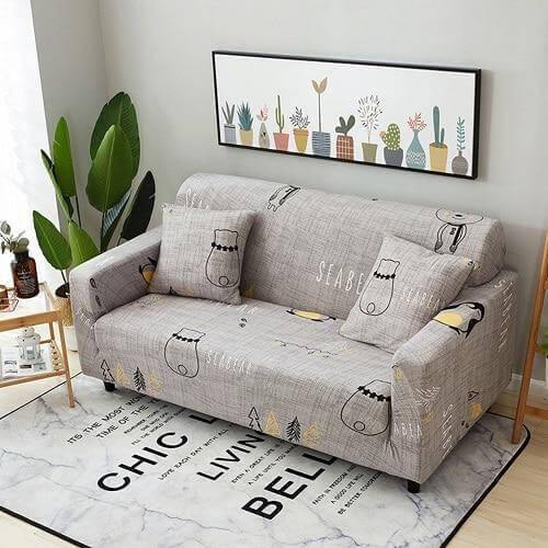 Universal Modern Colorful Cute Loveseat Sofa Covers - Image 6