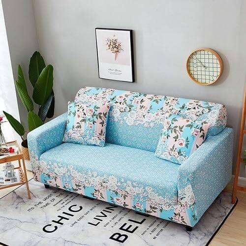 Universal Modern Colorful Cute Loveseat Sofa Covers - Image 12