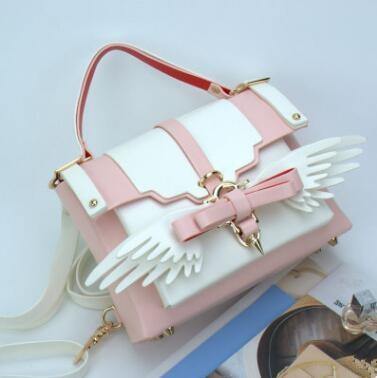 Angel Wing Lock Genuine Leather Women Bag - Image 14