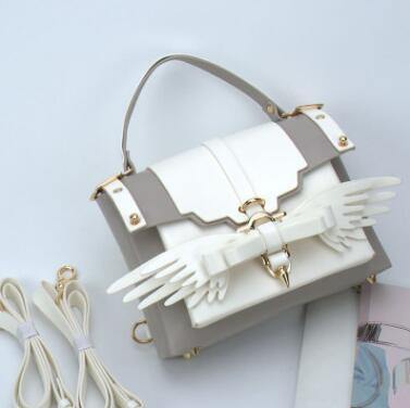 Angel Wing Lock Genuine Leather Women Bag - Image 10