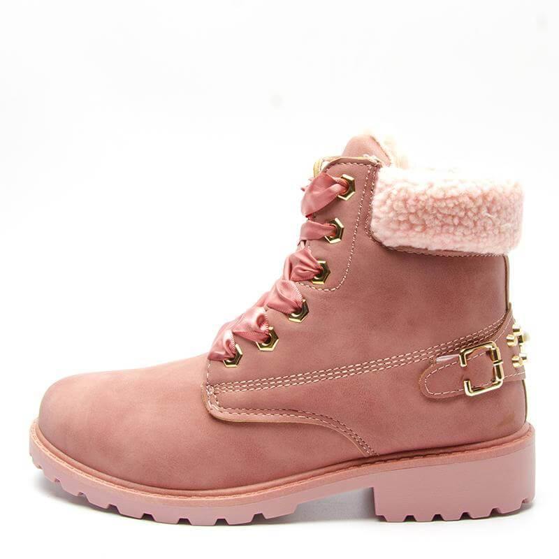New British Style Lace Up Ankle Boots for Women - Image 12