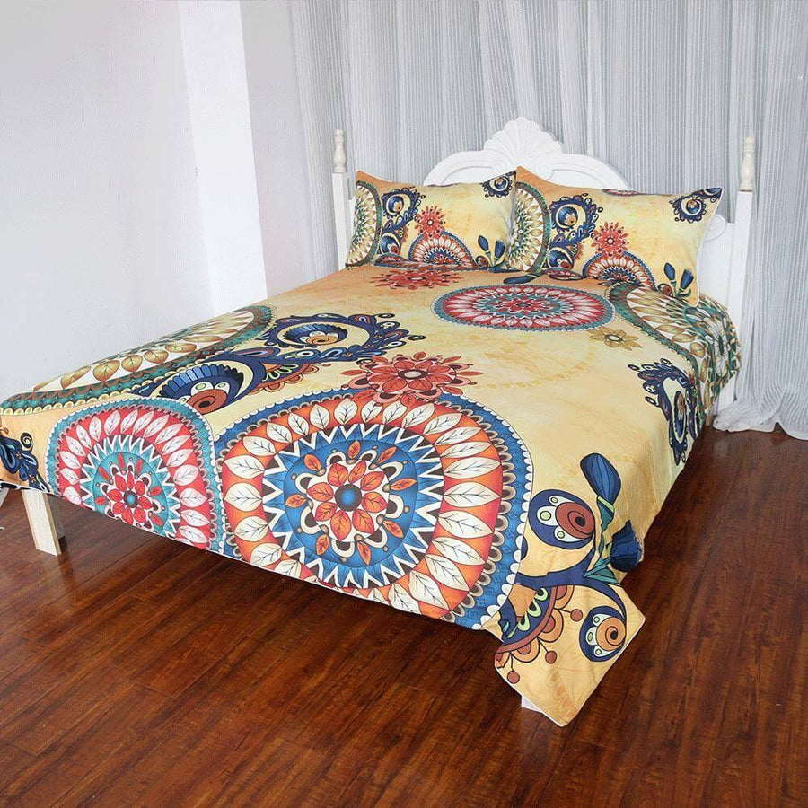 Bohemian Duvet Cover Ethnic Indian Comfortable Duvet Cover Bedding set Mavigadget - Image 2