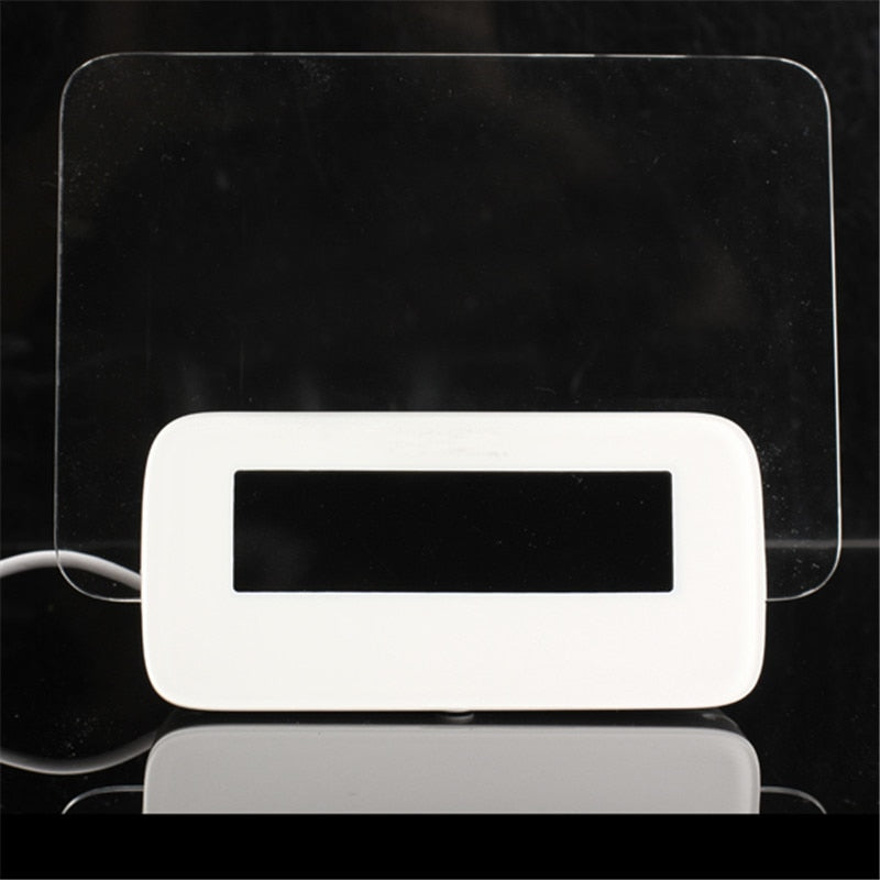 Message Board LED Digital USB Alarm Clock - Image 2