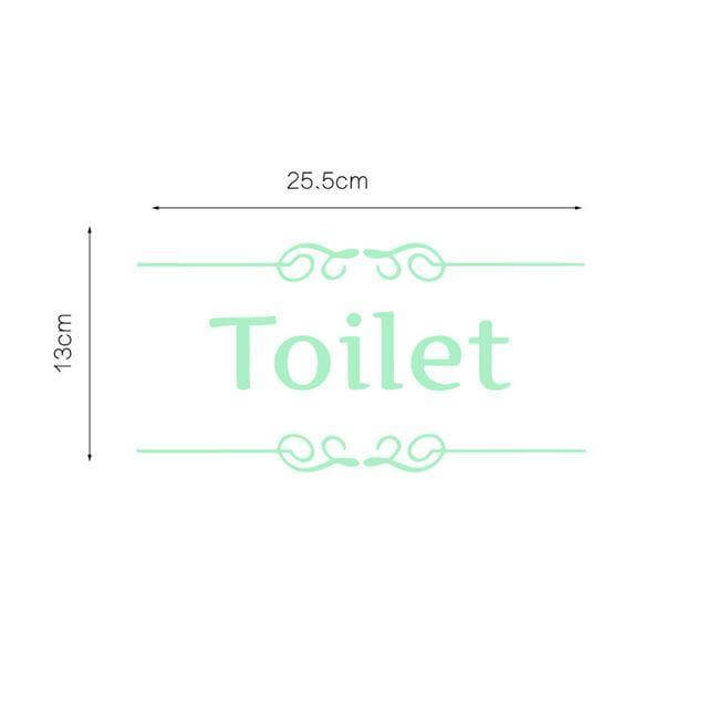 Luminous Toilet Wall Sticker - Image 1