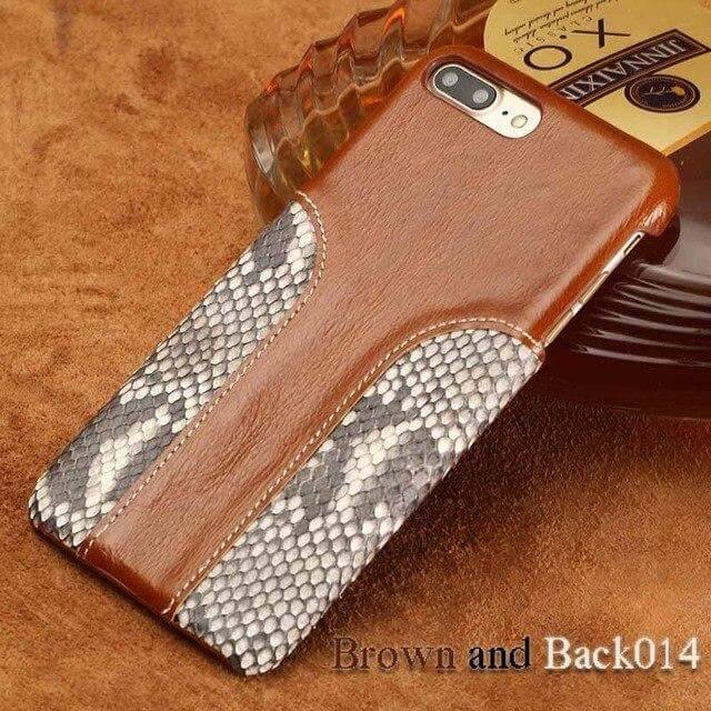 Luxury Snake Skin Leather Iphone Case - Image 5