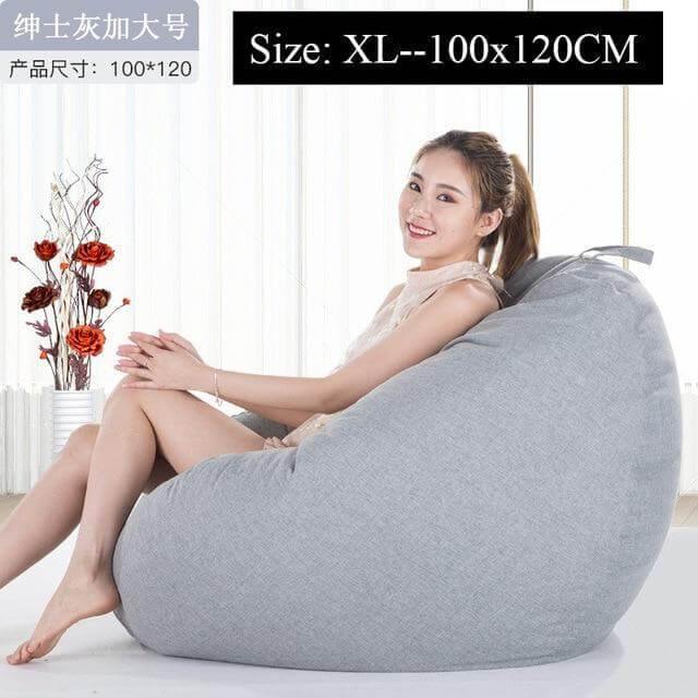 Modern Look Loft Style Pouf One Seat Bean Bag - Image 2