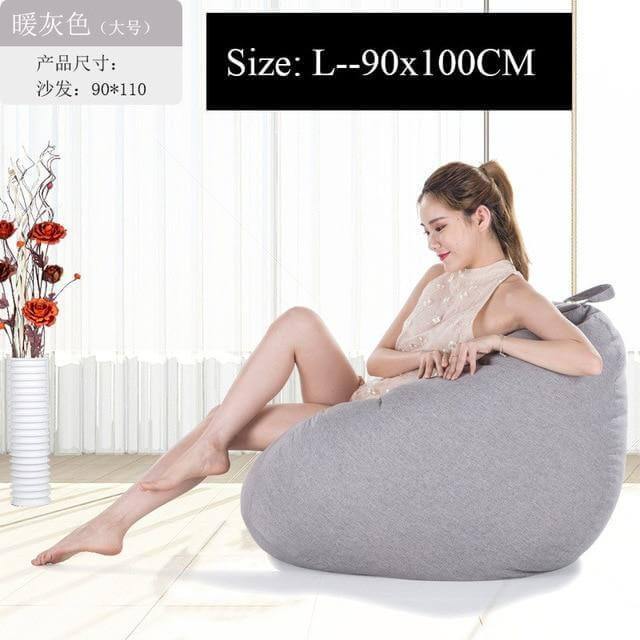 Modern Look Loft Style Pouf One Seat Bean Bag - Image 1