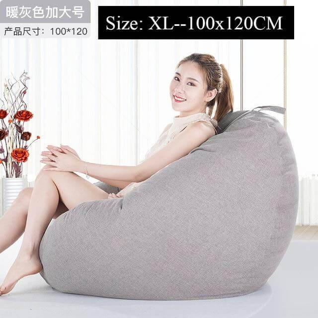 Modern Look Loft Style Pouf One Seat Bean Bag - Image 3