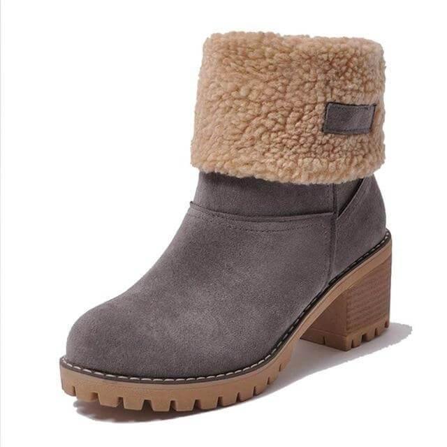 Colorful Warm Slip Women Winter Boots - Image 8