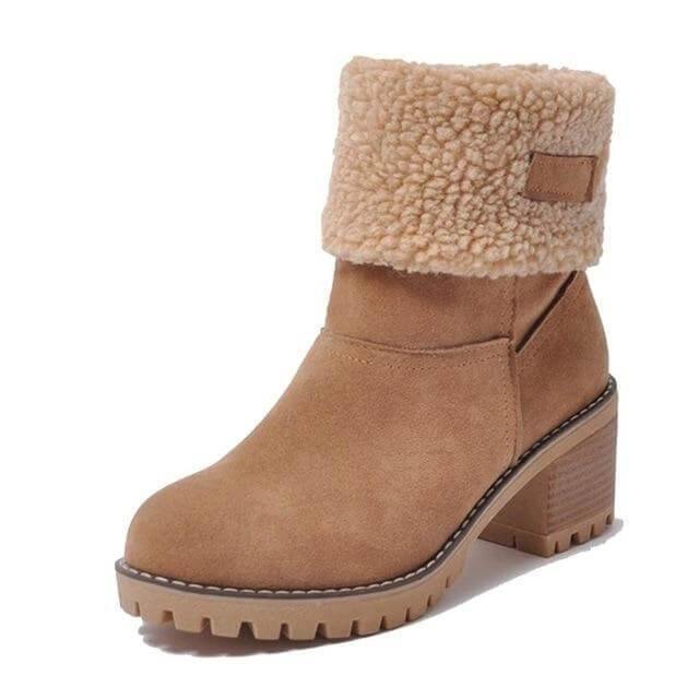 Colorful Warm Slip Women Winter Boots - Image 2