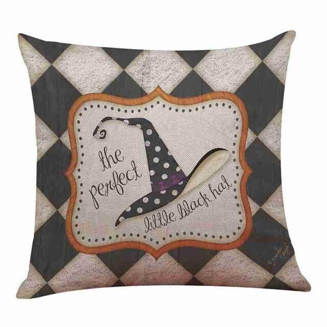 Cotton Comfy Pumpkin Printed Halloween Pillow Cases - Image 3