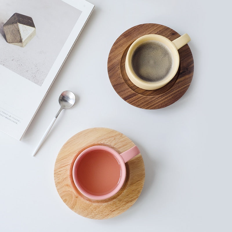 Nordic Colorful Elegant Matte Coffee Mugs - Image 2