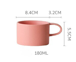 Nordic Colorful Elegant Matte Coffee Mugs - Image 11