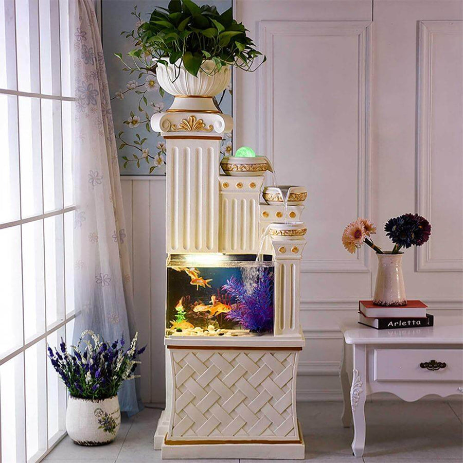 Luxury Roman Style Vintage Aquarium Fish Tank - Image 2