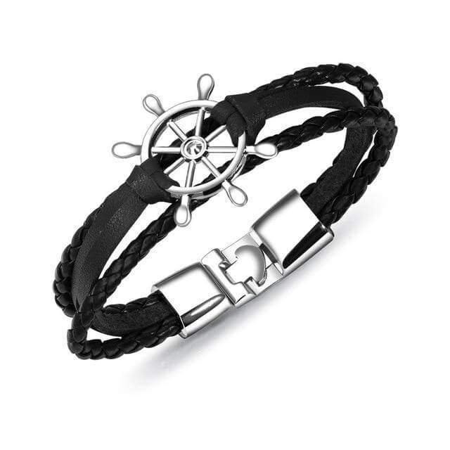 Captain Leather Bracelet - Image 4