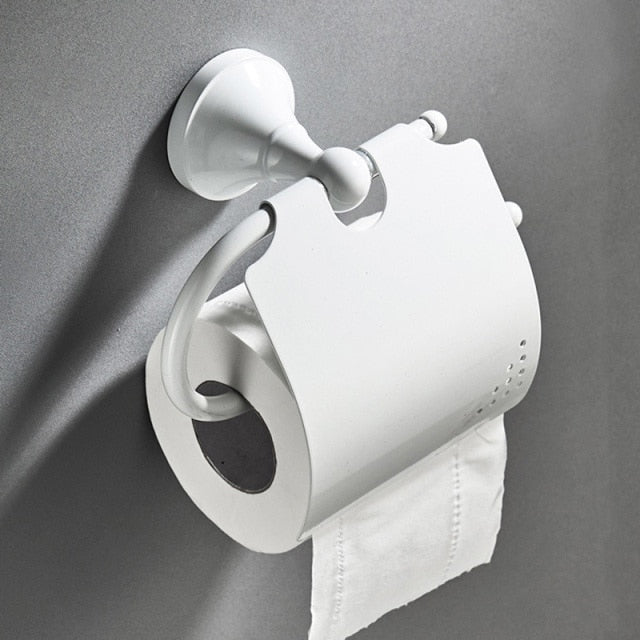 Wall-Mounted Bathroom Accessories Holder Set - Image 5