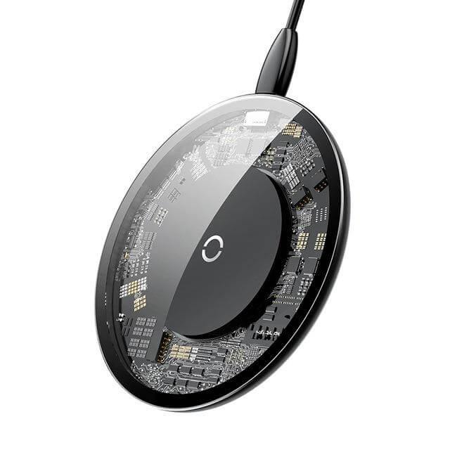 Stylish Transparent Wireless Charging Pad for Wireless Charging Supported Phones - Image 7