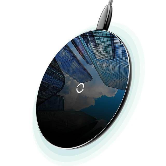 Stylish Transparent Wireless Charging Pad for Wireless Charging Supported Phones - Image 9