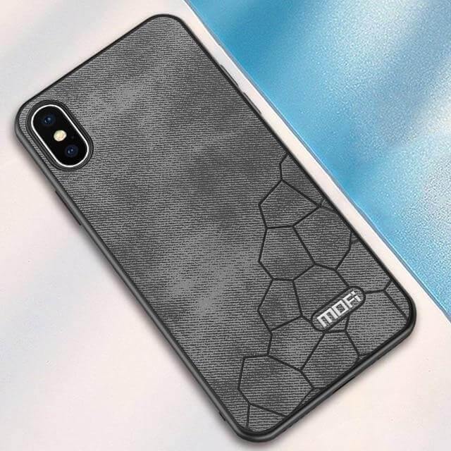 Luxury Fabric Hard Back Cover For iPhone Models - Image 4