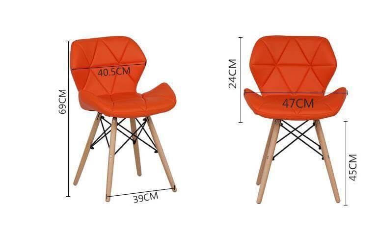 Modern Simple Colorful Home Chair - Image 7