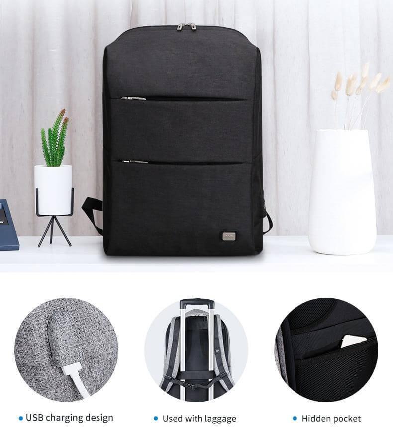 Large Capacity Casual Business and Student Style Backpack - Image 10