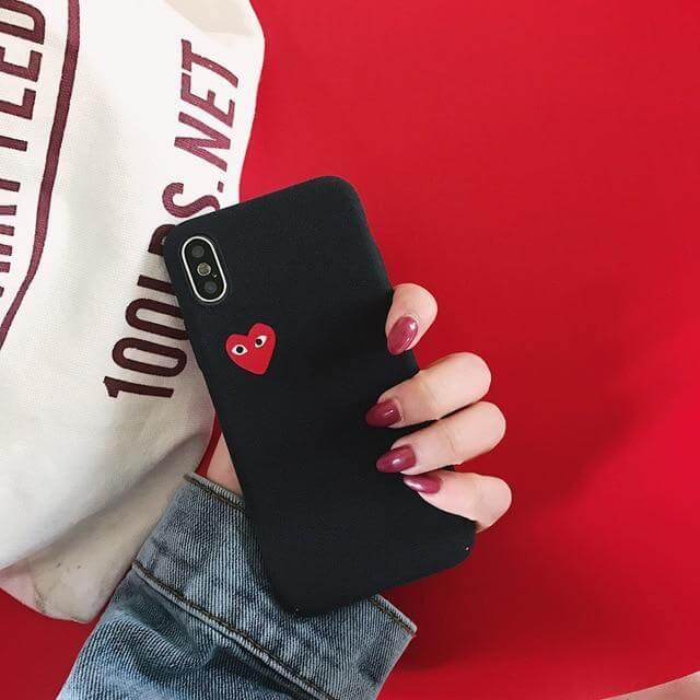 Hard Matte Love Solid Iphone Cases - Image 1