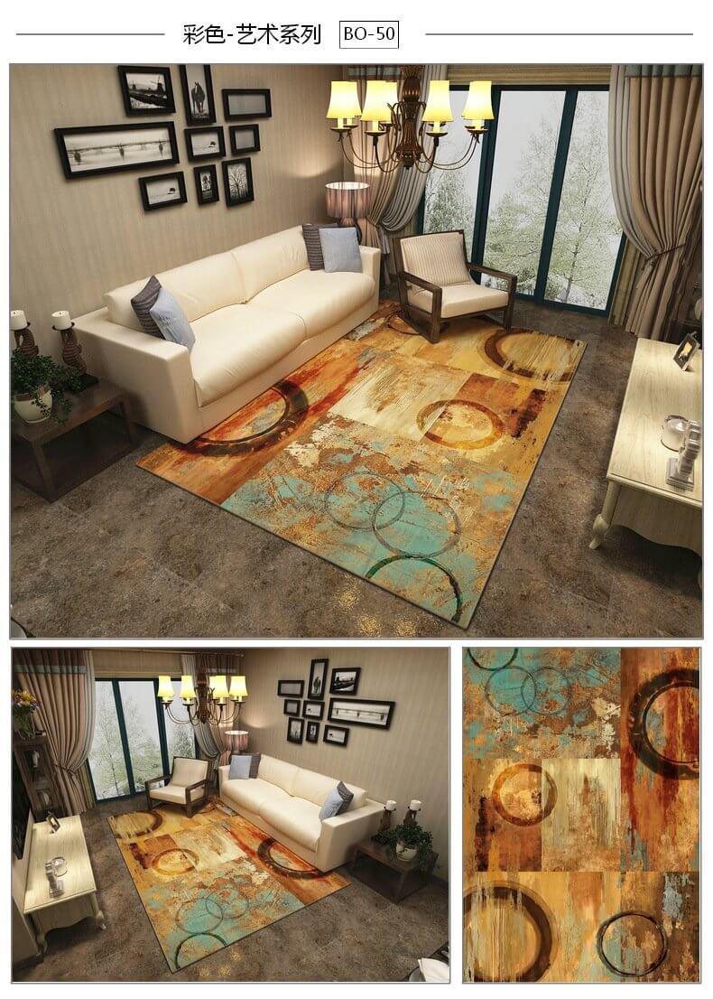 Creative Modern Pastoral Style Soft Carpet for Home - Image 4