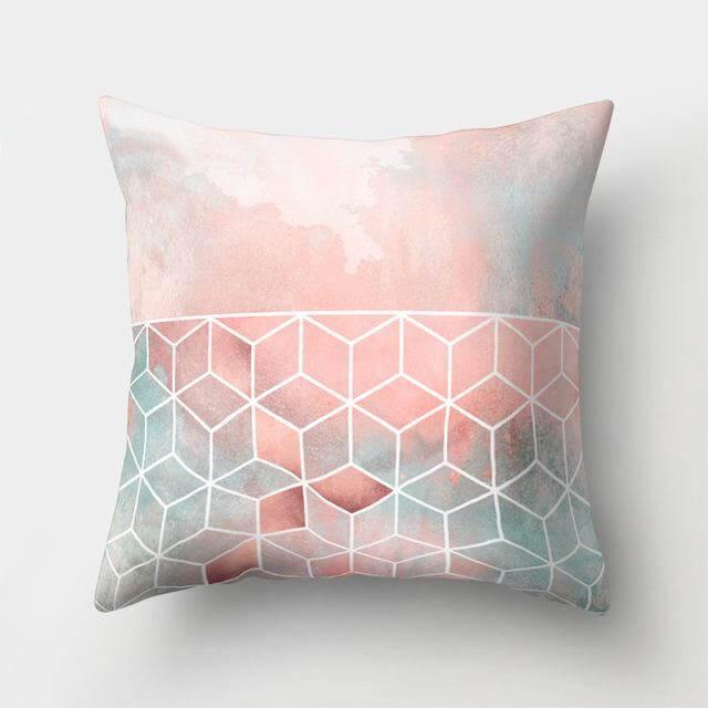 Square Decorative Geometric Striped Pillow Cases - Image 9