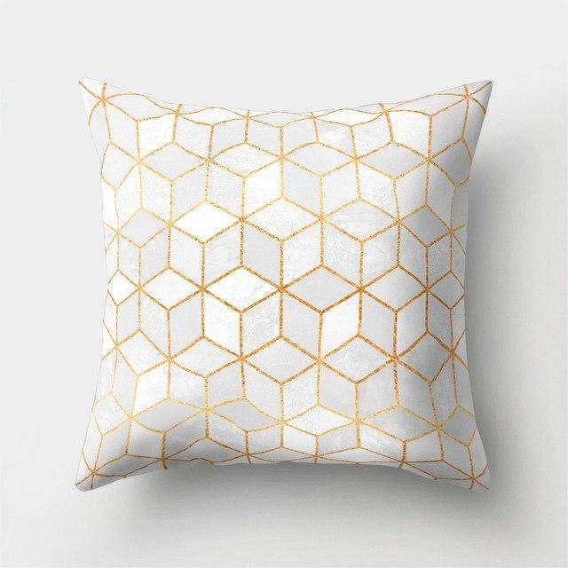 Square Decorative Geometric Striped Pillow Cases - Image 4