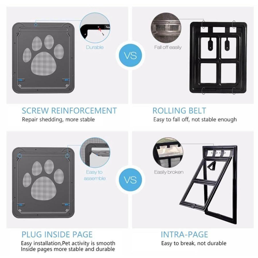 Pet Footprint Pattern Screen Door - Image 4