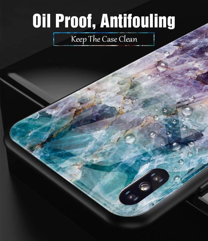 Luxury Marble Glass Agate Soft Edge Iphone Cases - Image 13